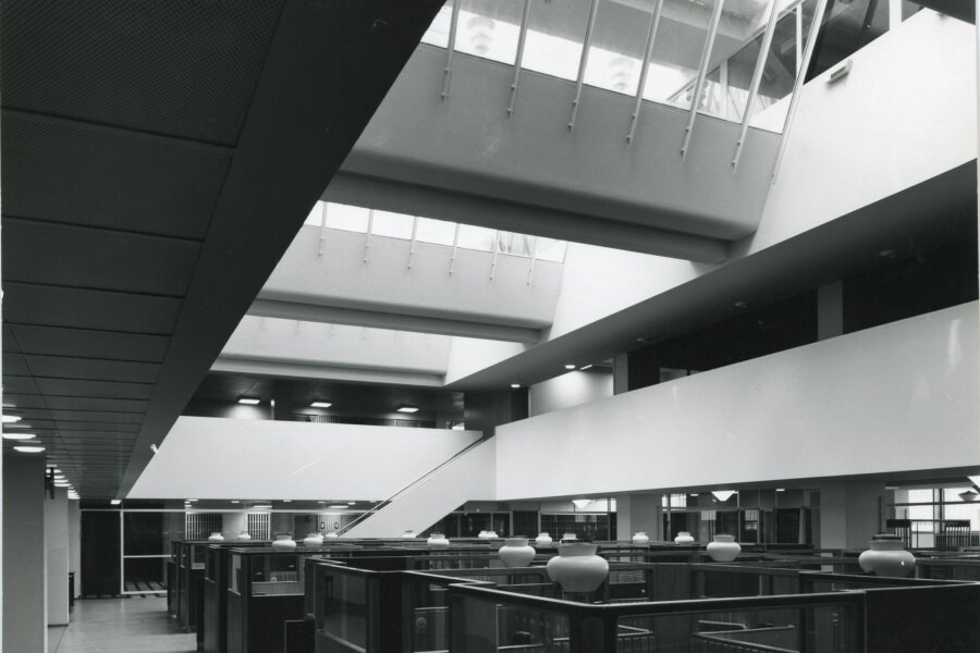 Alvar Aalto: Penzijní sociální ústav v Helsinkách, 1956 (foto Havas Helsinki)